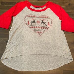 Papermoon Holiday Graphic Baseball T-shirt Size M